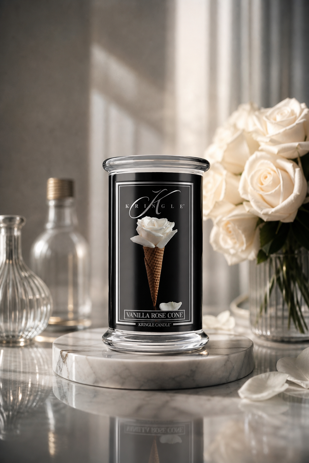 Vanilla Rose Cone - Reserve Line 623g in einer stimmungsvollen Anwendungsszene