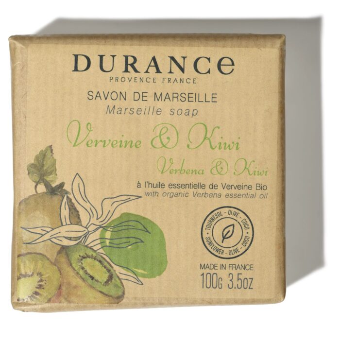Verbene & Kiwi Marseiller Seife 100g – Produktansicht