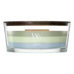 WoodWick Trilogy Verdant Woods Kerze im rechteckigen Glasbehälter