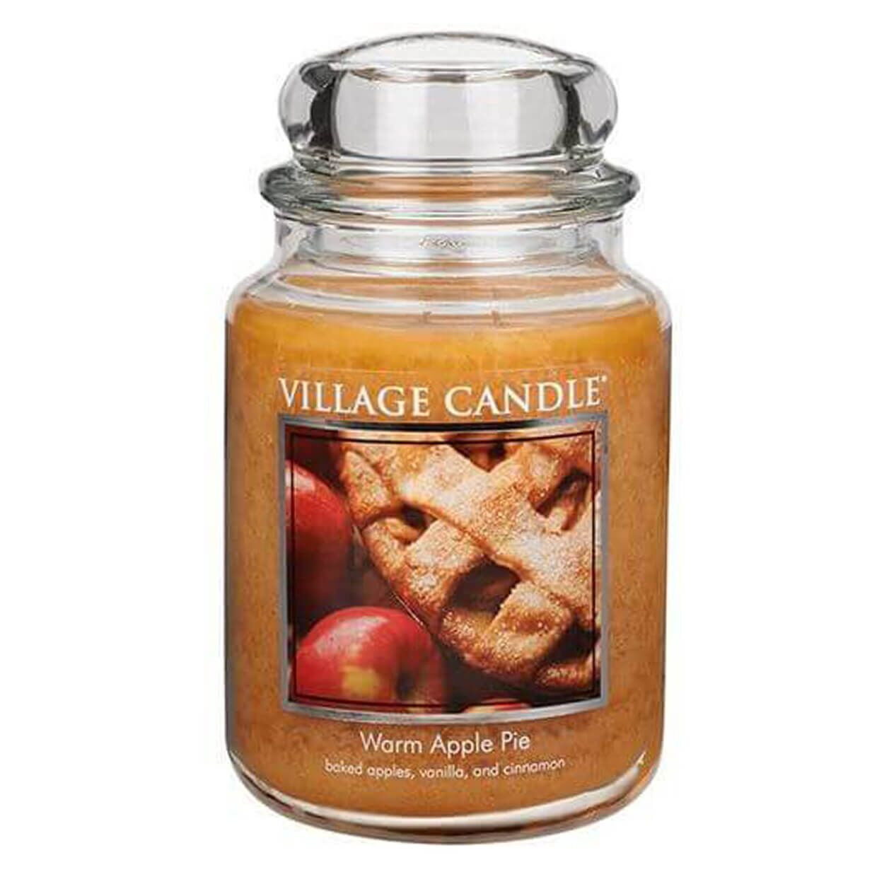 Village Candle Warm Apple Pie Village Candle Warm Apple Pie Kerze im Glas mit Deckel