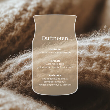 Warm Cashmere Signature Medium Jar 368g 2-Docht – Produktansicht
