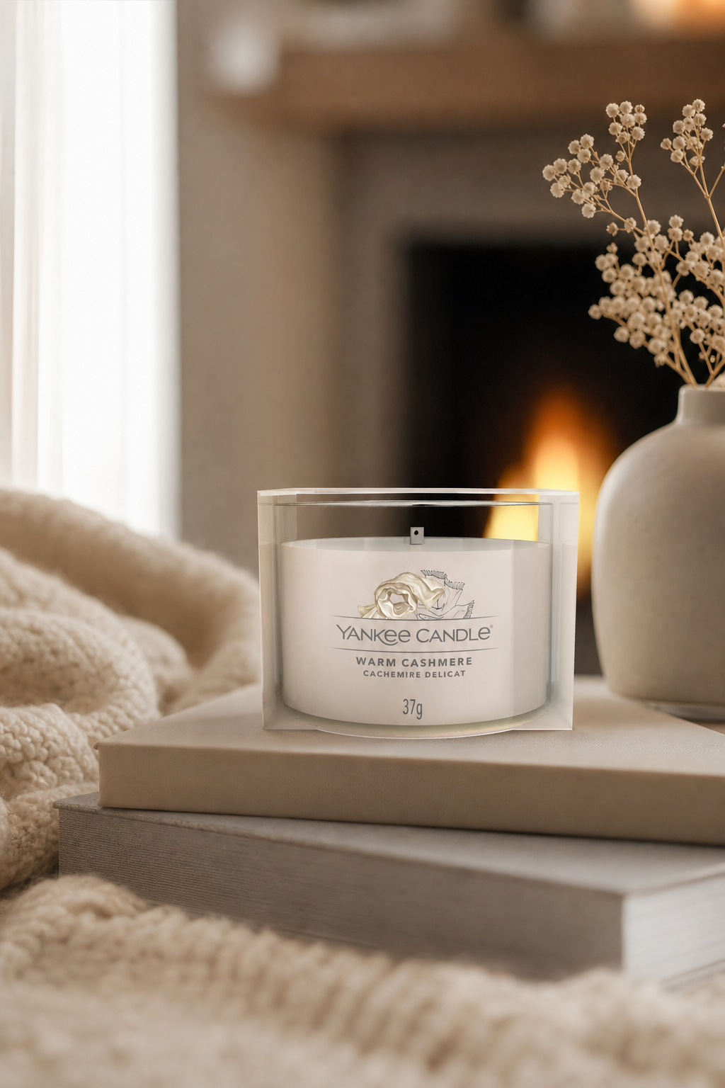 Warm Cashmere 37g in einer stimmungsvollen Anwendungsszene