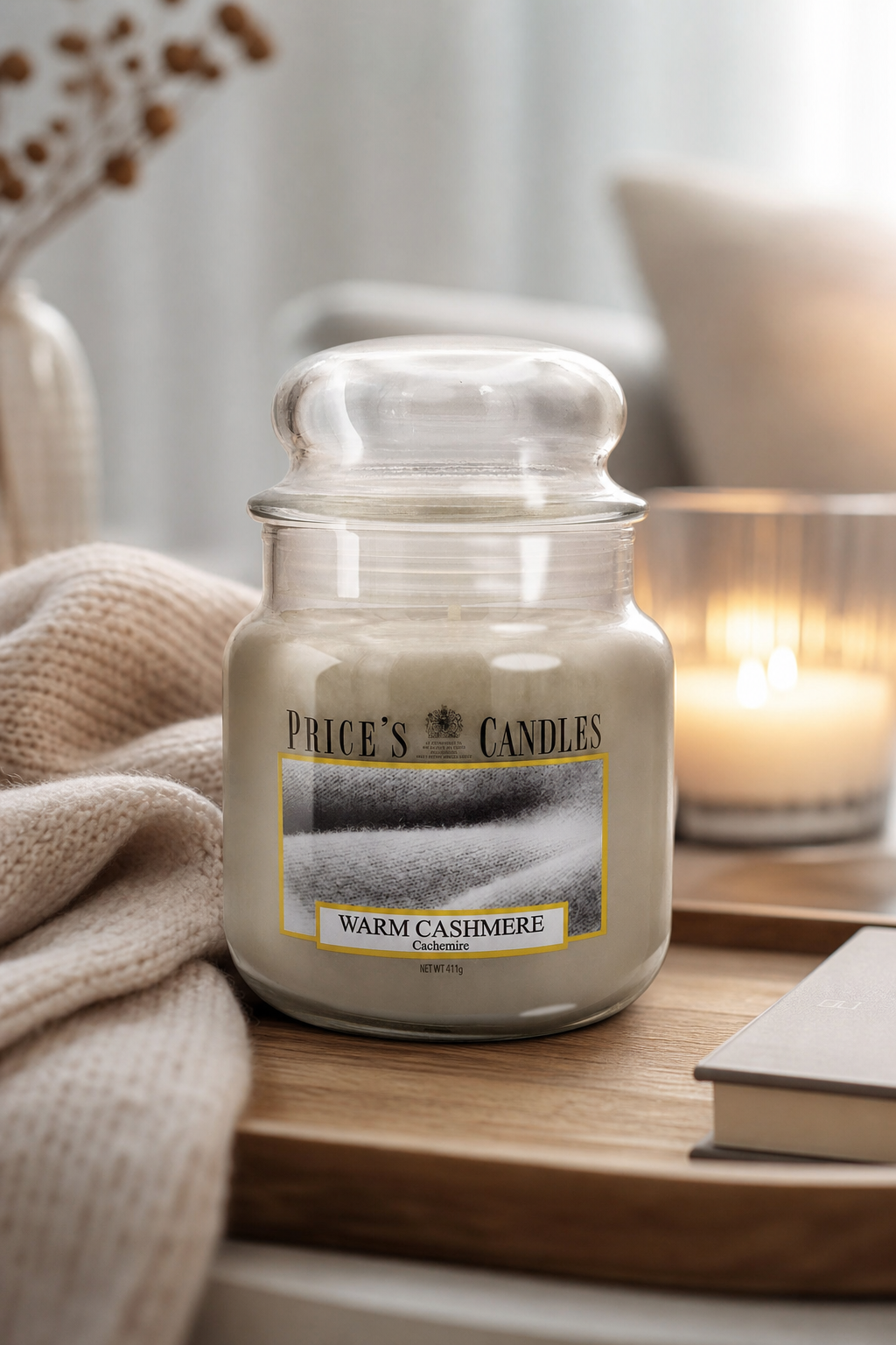 Warm Cashmere 411g in einer stimmungsvollen Anwendungsszene