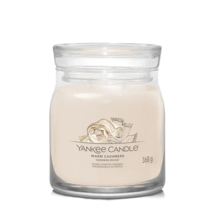 Warm Cashmere Signature Medium Jar 368g 2-Docht – Produktansicht