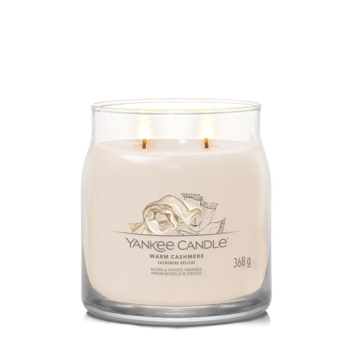 Warm Cashmere Signature Medium Jar 368g 2-Docht – Produktansicht