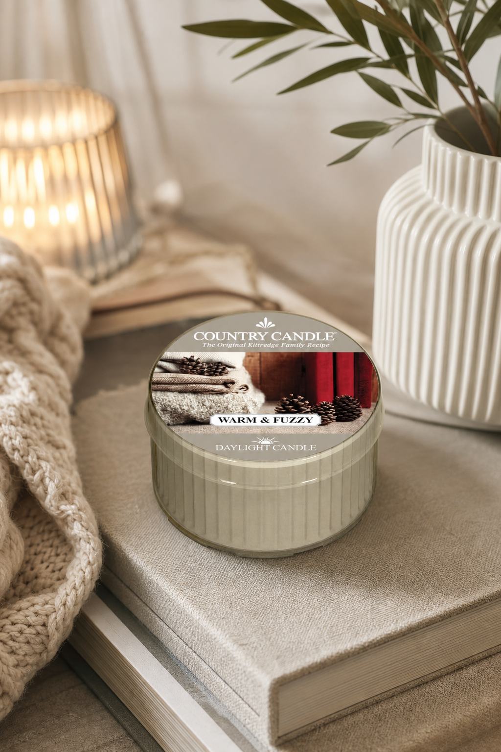 Warm & Fuzzy Daylight 42g in einer stimmungsvollen Anwendungsszene