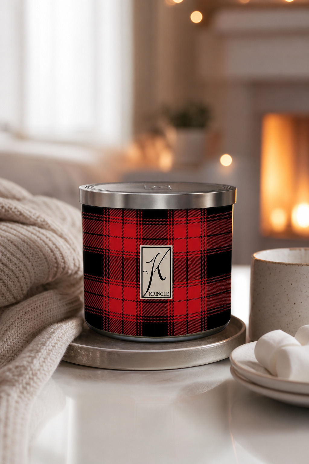 Warm & Toasty 396g Tumbler 3-Docht in einer stimmungsvollen Anwendungsszene