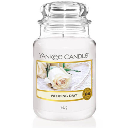 Wedding Day Duftkerze von Yankee Candle im Glas mit Deckel, 623 g