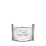 Yankee Candle White Gardenia Kerze in Verpackung mit Blumenmotiv und 37 g