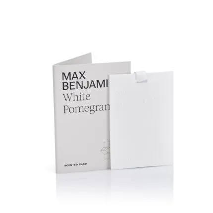White Pomegranate Duftkarte Weiß – Hauptansicht