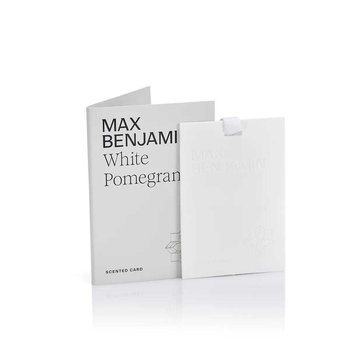 Produktbild White Pomegranate Duftkarte Weiß – Hauptansicht