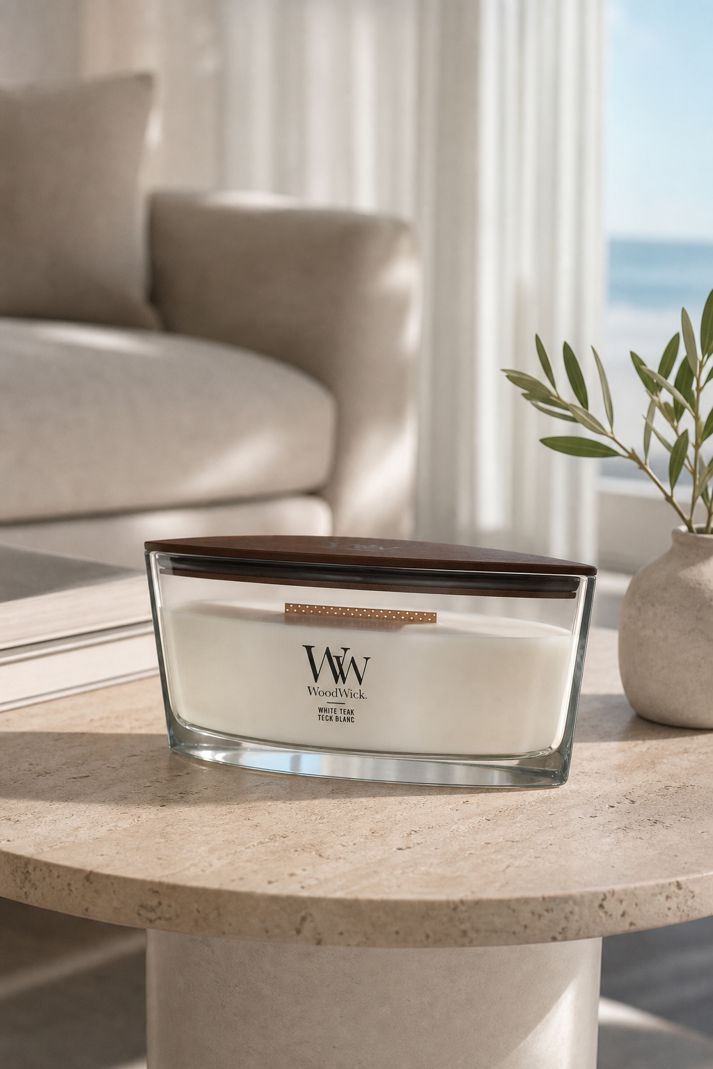 White Teak 454g in einer stimmungsvollen Anwendungsszene