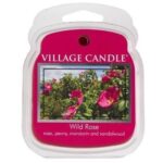 Vorderseite der Wild Rose Verpackung von Village Candle