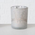 Windlicht Alpia beige klein – Hauptansicht