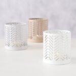 Windlicht Dunvilla 8cm grau – Produktansicht