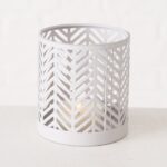 Windlicht Dunvilla 8cm grau – Hauptansicht