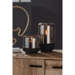 Windlicht Elegance anthrazit 15cm – Produktansicht