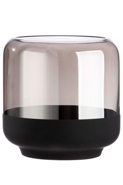 Windlicht Elegance anthrazit 15cm – Produktansicht
