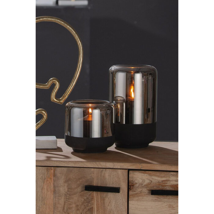 Windlicht Elegance anthrazit 25cm – Produktansicht