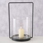 Windlicht Everly rund 34cm – Produktansicht