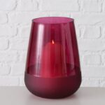 Windlicht Fury pink 20cm – Produktansicht