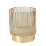 Windlicht Gloria 9cm beige – Produktansicht