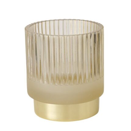 Windlicht Gloria 9cm beige – Produktansicht