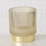 Windlicht Gloria 9cm beige – Produktansicht