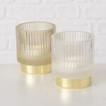 Windlicht Gloria 9cm weiß – Produktansicht