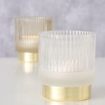 Windlicht Gloria 9cm weiß – Produktansicht