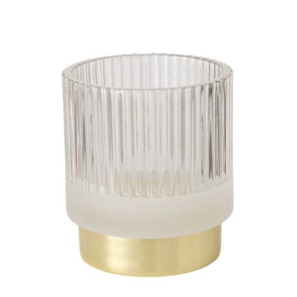 Windlicht Gloria 9cm weiß – Produktansicht