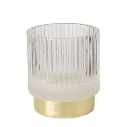 Windlicht Gloria 9cm weiß – Produktansicht