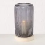 Windlicht Lidingo 24cm dunkelgrau – Hauptansicht