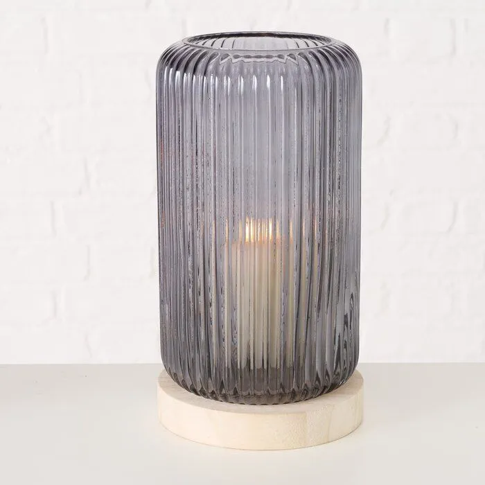 Produktbild Windlicht Lidingo 24cm dunkelgrau – Hauptansicht