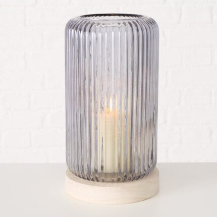 Windlicht Lidingo 24cm grau – Hauptansicht