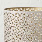 Windlicht Lyras 13cm cremeweiß – Produktansicht