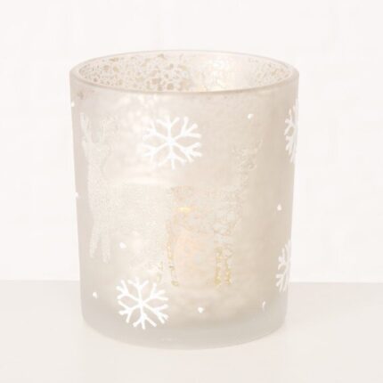 Windlicht Merivo 9cm creme – Hauptansicht