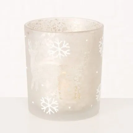 Windlicht Merivo 9cm creme – Hauptansicht