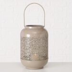 Windlicht Minello 28cm beige – Hauptansicht