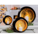 Windlicht Mystique 23cm Metall – Produktansicht