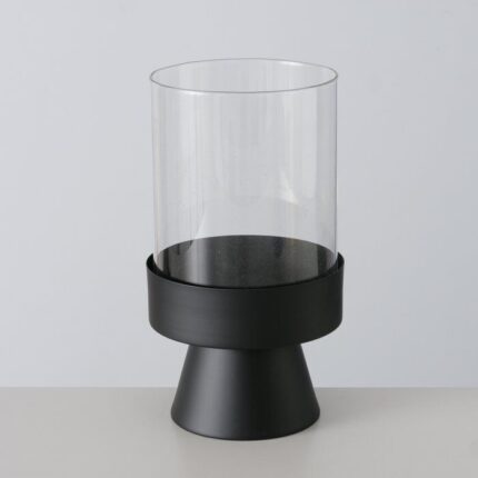 Windlicht Pallas 29cm schwarz – Hauptansicht