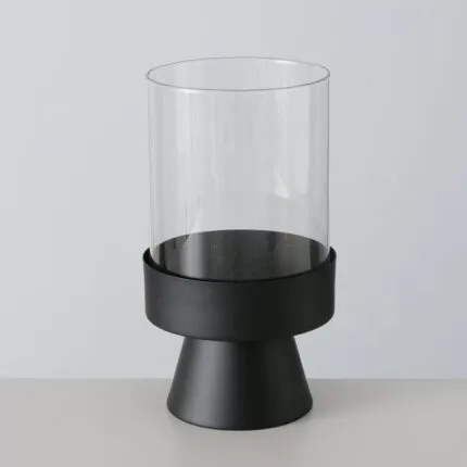 Windlicht Pallas 29cm schwarz – Hauptansicht