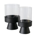 Windlicht Pallas 29cm schwarz – Produktansicht