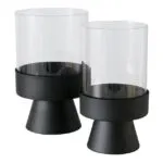 Windlicht Pallas 29cm schwarz – Produktansicht