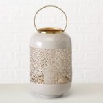Windlicht Sami grau 33cm – Hauptansicht