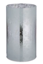 Windlicht Schneeflocke LED Glas 18cm – Produktansicht
