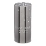 Windlicht Sternenmädchen silber LED Glas 15cm – Produktansicht
