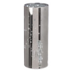 Windlicht Sternenmädchen silber LED Glas 20cm – Produktansicht