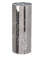 Windlicht Sternenmädchen silber LED Glas 20cm – Produktansicht