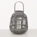 Windlicht Taneja 24cm grau – Hauptansicht